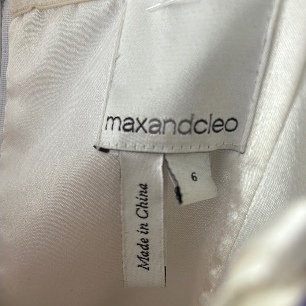 MAX AND CLEO Elegant One-Shoulder Maxi Dress - Multicolor Small 6 - Picture 4 of 7